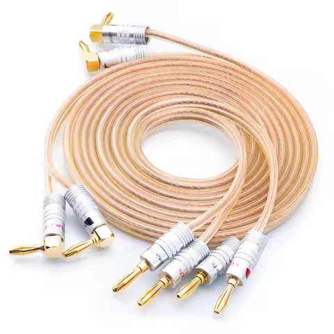 ■ Monster Cable XP 16AWG Speaker Wire HIfi Performance Speaker Cable OFC Oxygen-Free Copper , Banana