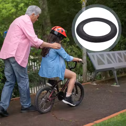 14X2.125 Balance Bike Tire Rubber Outer Tire Anti-Slip Durable Replacement For Balance Bike Easy Ins