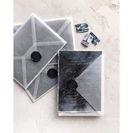 Vintage transparent envelope A5 A6 A7 - velum envelope