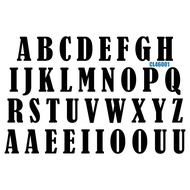 CL46001 - STICKER SURPRISE BOX & BELON - HURUF ALPHABET CAPITAL LETTER HURUF BESAR 1.8CM (MIX)