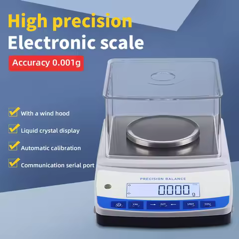 500G 0.001G High Precision Electronic Balance Lab Analytical Balance Scale Kitchen Jewelry Weighing 