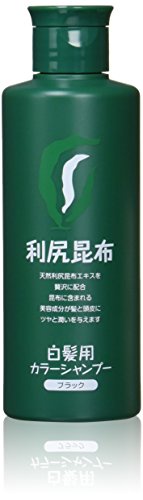 利尻昆布 泡沫補色洗髮精200ml (榛果黑/植萃遮白)