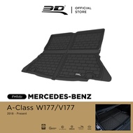 3D Mats ถาดท้ายรถยนต์ MERCEDES BENZ A-CLASS (V177W177) - CBU 2018-2025 พรมกันลื่น พรมกันนํ้า