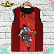Slam Dunk Kids Singlet v7 Slam Dunk Anime Manga Kids Singlet 3D Printing For Ages 1-12 Years - WoodF
