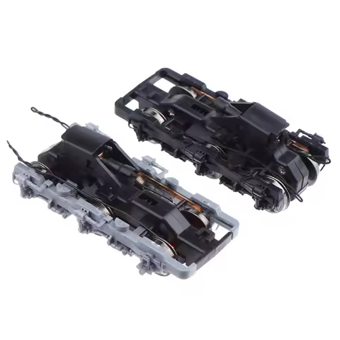 .HO Scale 1:87 Undercarriage Bogie Model Railway Layout Accessories Electric Train Parts Chassis DIY
