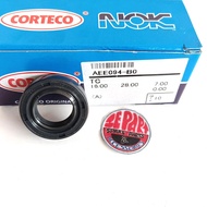 [3E Parts & Acc] Sil 16 28 7 NOK CORTECO Seal Slah CB GL Mega Pro Tiger Karisma Supra X 125 Rare Ite