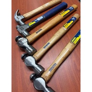IRWIN Fiberglass & Wood Handle Claw Hammer and Ball Pein Hammer