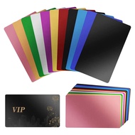 [ Store] Exclusive220 Pcs Laser Engraving Blanks Colorful Aluminum Business Card Blanks Multipurpose