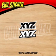 XYZ STICKERS XYZ Racing Performance Stickers