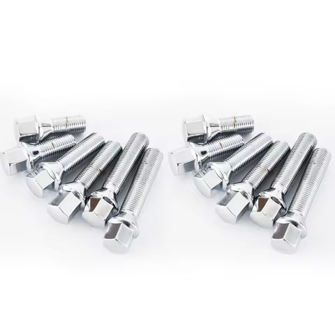 10PCS 12x1.5| 12x1.25| 14x1.5| 14x1.25 |40mm |45mm| 50mm| Cone Seat Car Lug Nuts Wheel Bolts For For