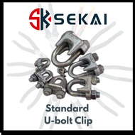 Standard U-Bolt Clip Light Clip Head (M6-M32)