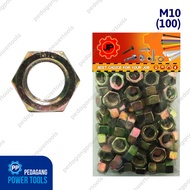 M 10 NUT - JP M10 BOLT NUT CONTENTS 100 PCS