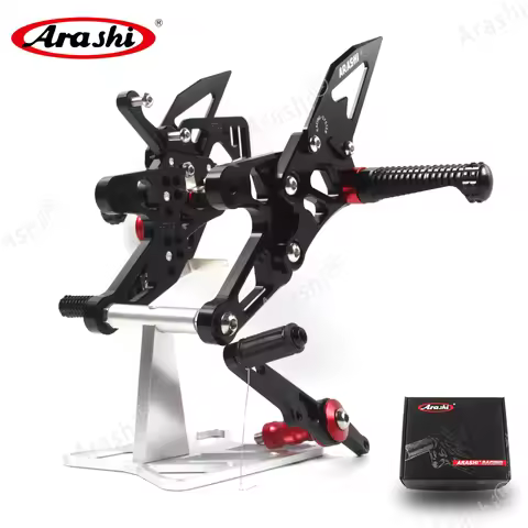 Arashi S1000RR / HP4 CNC Adjustable Footrests Foot Pegs Rider Rearset Footrest Foot Rest For BMW S 1