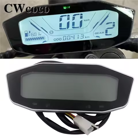 Electric Scooter 60V 72V Odometer Battery Power Display Speedometer Gear Table For Citycoco Scooter 
