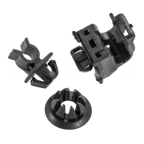 3PCS/set Hood Rod Holder Opener Stay Grommet Clips For Honda Accord Odyssey Pilot Fit RB1 90601-S84-