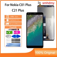 smhdmy For Nokia C01 Plus C21 Plus  LCD Display Touch Screen Replacement