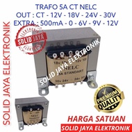 TRAVO TRAFO 5A CT 12V 18V 24V 30V STANDART NELC TRANFORMER 5 A AMPER CT KOTAK 12 18 24 32 V VOLT