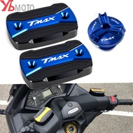 รถจักรยานยนต์น้ำมันเบรกอ่างเก็บน้ำถังน้ำมันหมวกปั๊มเชื้อเพลิงปกคลุมสำหรับ YAMAHA T-MAX 500 TMAX 530 TMAX530 SX DX เทค Max TMAX560 2023