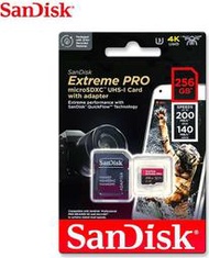 {買到賺到} SanDisk 256GB microSDXC 200MB/s Extreme Pro 4K U3 A2