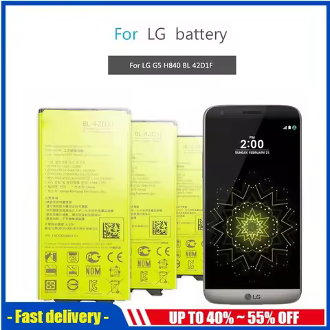 BL-42D1F Mobile Phone Battery For LG G5 BL-42D1F H850 H820 H830 H831 H840 H868 H860N H860 LS992 US99