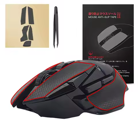 Hotline Games 2.0 Mouse Grip Tape For Logitech G502 Hero / G502 Wireless Gaming Mouse