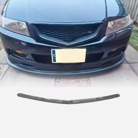 For Honda Accord CL7 Front Hood Lip (Facelift), Exterior Aero Sport Lip, Direct Fit Mod Part