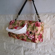 玫瑰園 袋裝面紙盒套 車用面紙套 衛生紙套 可調可拆可掛活動盒