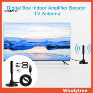 [W&amp;T]  Digital Antenna Detachable Magnetic Base Easy to Install HD-compatible Sensitive High-Resolution Wide Range Reception ABS Indoor Outdoor Digital TV Antenna Home Supply