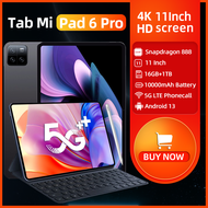 2024 Original Mi Pad 6 Pro Tablet Global Version Tablet Android 13 16GB+1TB Snapdragon 888 Tablets Xloaml HD Screen 5G Dual SIM Card or WIFI Tab