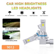 2PCS High quality Fog Light LED Bulb 6000K 12V 4000LM CSP 3570 chip Car Headlight 9012 Canbus Bulbs 