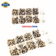 340pcs stainless steel screws set KIT replacement rc car HSP 1:10 scale - nut screw bolt set anti-ru