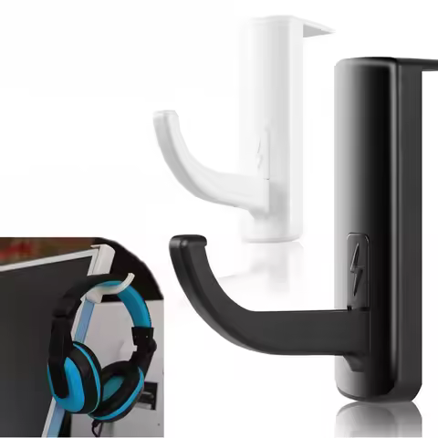 Headphone Holder Hanger Wall PC Monitor Stand Durable Headphone Accessories Headset Hanger PC Monito