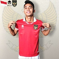 premium Jersey timnas indonesia MILLS 2022 HOME AWAY THIRD logo timbul