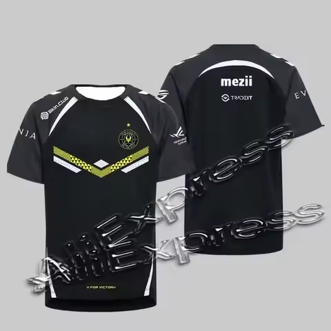 2025 CS2 Esports Team Team Vitality New Jersey CSGO Major Training Uniform Gamer Fans Custom T Shirt