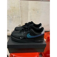 Air Force 1 Low Black Blue Lightning FD0654-001 Sneakers Shoes NIXO B4TB