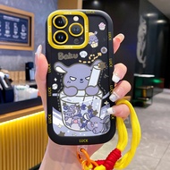 Casing hp for iphone 11 11 Pro 11 Pro Max 12 12 Pro 12 Pro Max 13 13 Pro 13 Pro Max Case Rabbit Milk