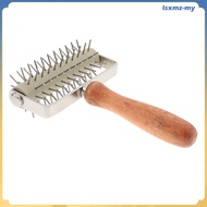 [LsxmzMY] Dough Docker Rolling Docker Cutter Pastry Cookie Bread Pizza Pie Hole Roller
