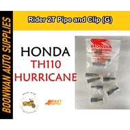 55201-187-000 Oil Strainer Joint / Rider 2T Pipe and Clip(G) HONDA TH110 HURRICANE / HONDA NX105