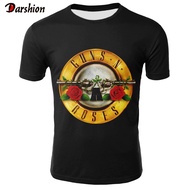 Hot sales Roses And Guns 2023 Cool 3D Guns N Roses Top Sale Clothing Male Drop Ship Fitness Men'S T-Shirt 489218