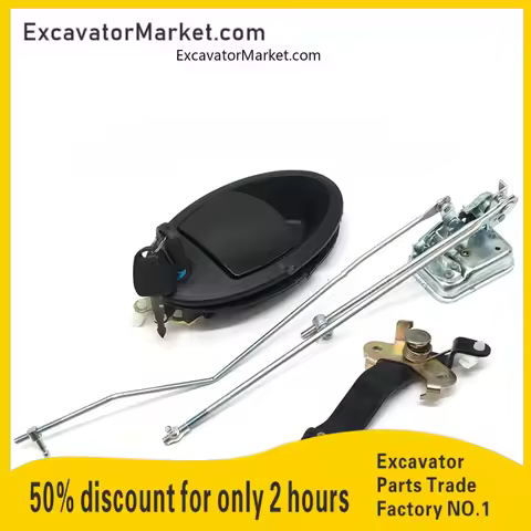 For excavator XCMG 135 230C 260C 370CA 700C Lingong 85 door lock Inner and outer handle lock block l