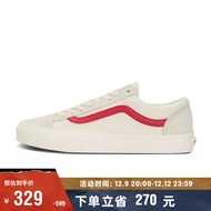 VANS范斯官方 Style 36复古红白条简约男鞋女鞋板鞋运动鞋 白色/红色 42码