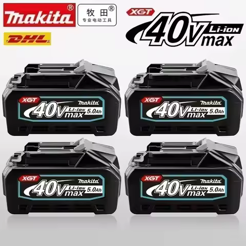 Makita 40V Max XGT battery, 5Ah Rechargeable Lithium-ion Original Battery for makita 40V BL4025，BL40
