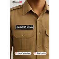 NAMETAG (3D THREAD) 3D Name Tag Embossed Name Tag || 3D Magnetic Embossed Chest Name