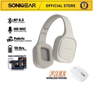 SonicGear Airphone 7 Bluetooth Headphones With Mic | Free AirMouse 3 Wireless Mouse