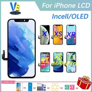 OLED LCD For Phone X/XR/XS/11/11 Pro/11 Pro Max/XS Max LCD Display Touch Screen Digitizer Assembly Replacement 100% Tested Well No Dead Pixel