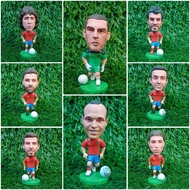 Spain Football Player Minifigure Spanish Football Player Figure Collection Birthday Cake Topper/Lami