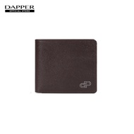 DAPPER กระเป๋าสตางค์ DP Iconic Saffiano Billfold Wallet สีน้ำตาล