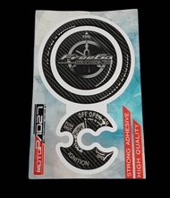 sticker stiker fuelpad keypad Yamaha FREEGO