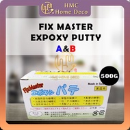 Fixmaster 500G Epoxy Putty Master Fix A&amp;B GLUE COMBINATION STRONG GLUE FOR ANY SURFACE