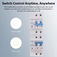 WiFi Circuit Breaker  Smart Circuit Breaker, 100A 220V  Smart Energy Monitor Switch Meter, One-Click